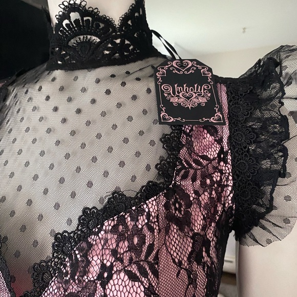 DollsKill | NWT’s unholy black lace gothic grunge dress - Picture 11 of 11